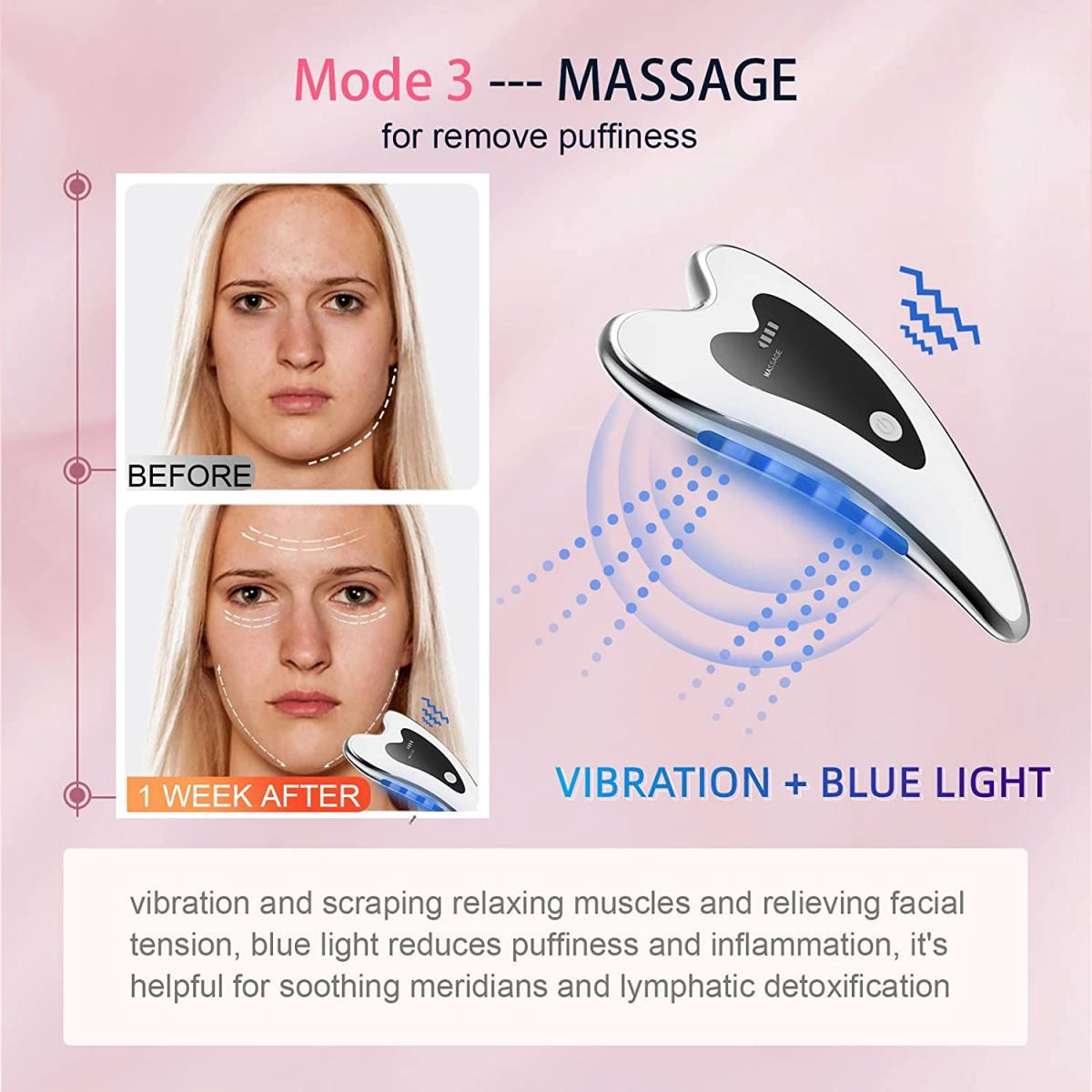Freyara hot selling Electric Gua Sha Face Massager for Wrinkles