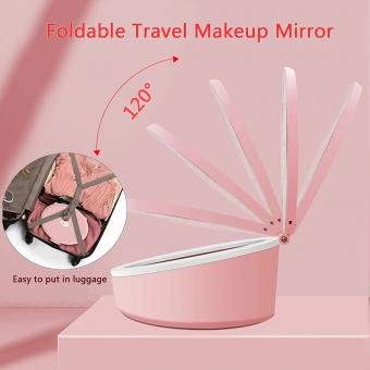 Portable LED Makeup Mirror 1X/10X with Organizer, 3 Light Mode Portable LED Makeup Mirror 1X/10X with Organizer, 3 Light Mode