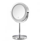 LED Makeup Mirror 1x / 7x Magnification with Lights, 8" Double Sided Vanity Mirror, 3 Light Mode, Touch Control, USB Rechargeable