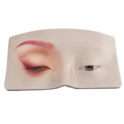 The Perfect Aid to Makeup Practicing Training, Silicone Bionic Skin (White), Easy to Clean