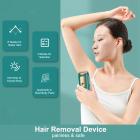 Dispositivo de depilación láser IPL para mujeres cuerpo facial permanente, refrigeración por hielo sin dolor, velocidad de flash de 0,5 s, carga de enchufe