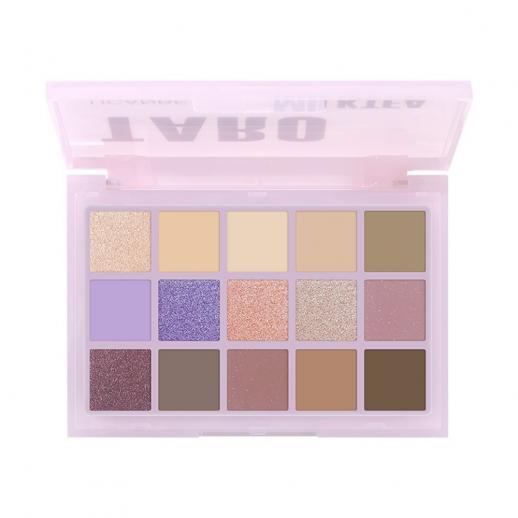Mint Candy & Taro Milktea Eyeshadow Palette, 15 Shades