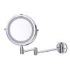 1X/10X Wall Mounted Makeup Mirror, 8" Double Sided Vanity Mirror for Bathroom, 360 Rotating Extendable, Smart Touch, USB Rechargeable