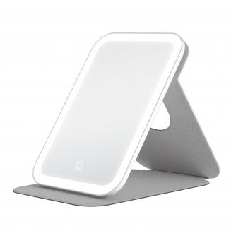 LED Makeup Mirror Foldable, 360° Rotation, 3 Lighting Mode, USB Rechargeable LED Makeup Mirror Foldable, 360° Rotation, 3 Lighting Mode, USB Rechargeable