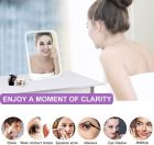Desktop LED Makeup Mirror, Touch Control, 3 Mode Lighting, Adjustable, Portable, Rechargeable