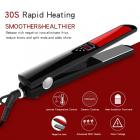 Hair Straightener Titanium Flat Iron 1", 120℃-230℃ MCH Fast Heating, Plug Charge