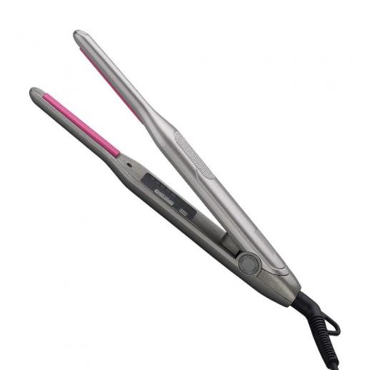 Mini Straightener for Short Hair, 7mm/0.3inch Ultra-Thin Ceramic Plate, 150℃- 232℃ Fast Heating, Plug Charge
