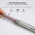Mini Straightener for Short Hair, 7mm/0.3inch Ultra-Thin Ceramic Plate, 150℃- 232℃ Fast Heating, Plug Charge