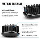 Beard Straightener Comb for Men, Electric Heated, 120°C-230°C 12 Temp Levels, Anti-Scald Ionic, Plug Charge