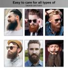 Beard Straightener Comb for Men, Electric Heated, 120°C-230°C 12 Temp Levels, Anti-Scald Ionic, Plug Charge