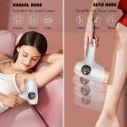 Épilateur Lumière Pulsée, IPL Épilation Laser avec FDA Certifié, 5 Niveaux, 999999 Flashs, Glace Indolore, pour Visage, Corps, Bikini, Aisselles