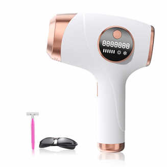 IPL Laser Hair Removal Permanent at Home, Ice Cooling Painless for Full Body, 999999 Flashes, 5 Levels, FDA Certified, Plug Charge IPL Laser Hair Removal Permanent at Home, Ice Cooling Painless for Full Body, 999999 Flashes, 5 Levels, FDA Certified, Plug Charge