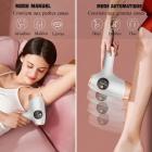 Épilateur Lumière Pulsée, IPL Épilation Laser avec FDA Certifié, 5 Niveaux, 999999 Flashs, Glace Indolore, pour Visage, Corps, Bikini, Aisselles