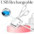 Electric Heated Eyelash Curler, Quick Heating and Long Lasting for Natural False Eyelashes, USB Rechargeable