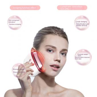 Electric Gua Sha Facial Massage Tool, EMS Microcurrent, 4 Light Mode for Face Lifting Firming Scraping, USB Rechargeable Electric Gua Sha Facial Massage Tool, EMS Microcurrent, 4 Light Mode for Face Lifting Firming Scraping, USB Rechargeable