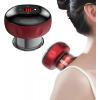 Elektrisches Schröpfen Massagegerät, Baguan Werkzeug, Infrarot Beheizt mit 12 Saugstufen, USB Wiederaufladbar