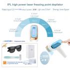 IPL Laser Hair Removal 999999 Flashes Home Use, 5 Mode for Full Body, Ice Cooling Painless, Plug Charge
