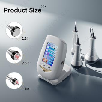 Máquina de cavitación RF, dispositivo de adelgazamiento y modelado corporal, 3 cabezales de masaje para reducir la grasa abdominal, cintura, brazos, piernas y glúteos.