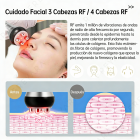 Máquina de cavitación RF, dispositivo de adelgazamiento y modelado corporal, 3 cabezales de masaje para reducir la grasa abdominal, cintura, brazos, piernas y glúteos.