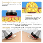 Máquina de cavitación RF, dispositivo de adelgazamiento y modelado corporal, 3 cabezales de masaje para reducir la grasa abdominal, cintura, brazos, piernas y glúteos.