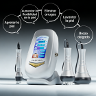 Máquina de cavitación RF, dispositivo de adelgazamiento y modelado corporal, 3 cabezales de masaje para reducir la grasa abdominal, cintura, brazos, piernas y glúteos.