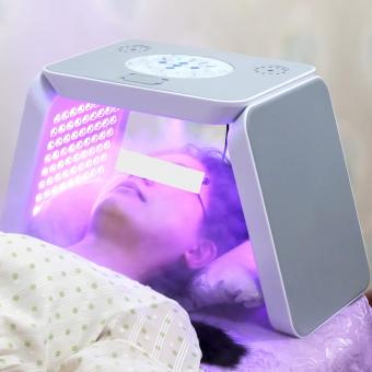 7 Color LED Light Therapy Facial Care Machine, 222 Light Beads with Nano Steam Spray, Photodynamic PDT Light Beauty Instrument, Foldable 7 Color LED Light Therapy Facial Care Machine, 222 Light Beads with Nano Steam Spray, Photodynamic PDT Light Beauty Instrument, Foldable