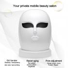 3 Color LED Light Therapy Mask, 1200 Light Beads, Photon Therapy Light Beauty Instrument, USB Chargeable