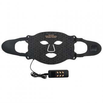 4 Color LED Light Therapy Silicone Mask, 240 Light Beads, Photon Therapy Light Beauty Instrument, USB Chargeable 4 Color LED Light Therapy Silicone Mask, 240 Light Beads, Photon Therapy Light Beauty Instrument, USB Chargeable