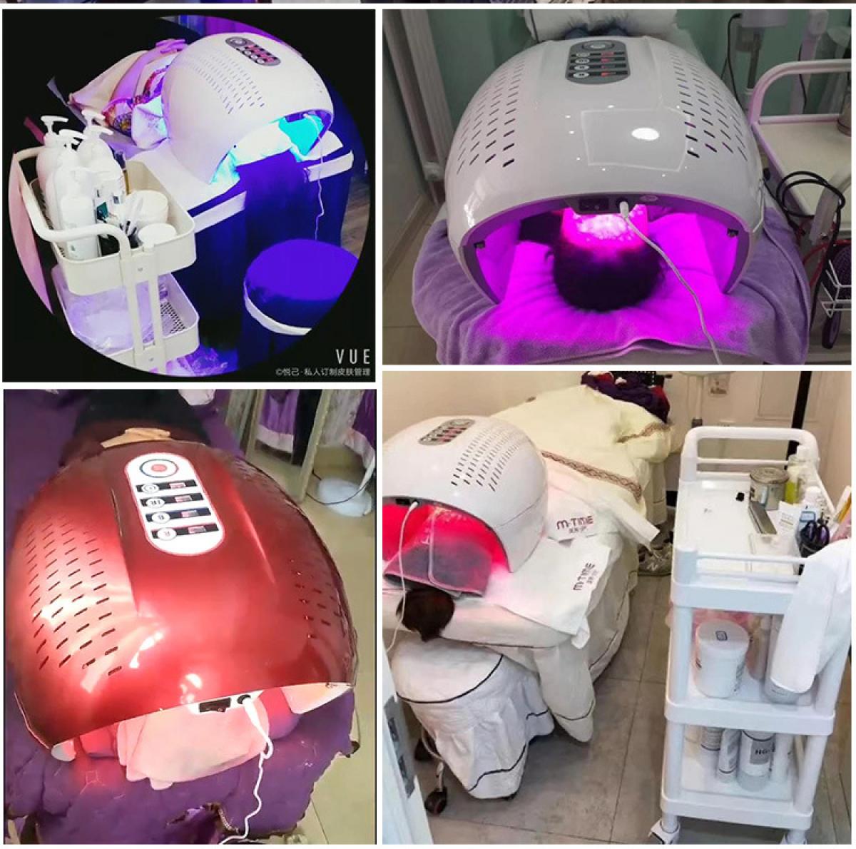 FREYARA 7 Color LED Light Therapy Facial Care Machine, 294 Light Beads ...