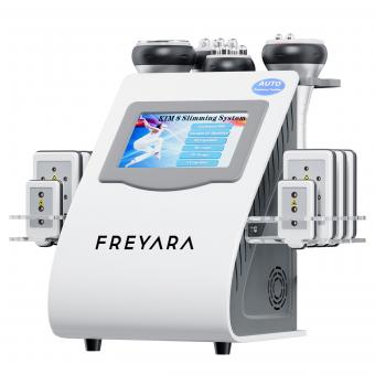 6in1 40K RF Machine de Lipolaser Cavitation Corps Amincissant, Appareil de Cavitation Masseur Corporel pour Salon SPA ou Usage Domestique