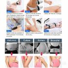6in1 40K RF Machine de Lipolaser Cavitation Corps Amincissant, Appareil de Cavitation Masseur Corporel pour Salon SPA ou Usage Domestique