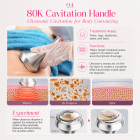 Ultrasonic Cavitation Machine 80k  9in1 Professional with Lipolaser Pads,  for Body Slimming, Vacuum Massager Device for SPA Salon