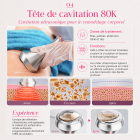 Machine de Cavitation RF 80K, Coussinets Lipolaser, Amincissement du Corps 9en1, Appareil de Massage sous Vide pour Salon de SPA