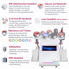9in1 80K RF Ultraschall Kavitation Maschine, Lipolaser Pads, Körper Abnehmen, Vakuum Massager Gerät für SPA Salon