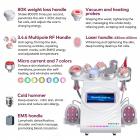 80K RF Professional Cavitation Machine, 9in1 Body Slimming Device, with EMS Microcurrent Pad, for SPA Salon