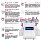 Machine de Cavitation RF 80K, Coussinets Lipolaser, Amincissement du Corps 9en1, Appareil de Massage sous Vide pour Salon de SPA