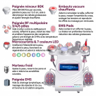 Machine de Cavitation RF 80K, Tampon à Micro-courant EMS, élimination des Graisses 9 en 1, Appareil de Massage sous Vide pour Salon SPA