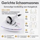 Mini 40K Ultrasoon Cavitatieapparaat en Huidverstevigende Massager – voor Vetverbranding, Lichaamscontouring, Celluliteverwijdering, Versteviging en Vormgeving