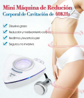 Dispositivo de cavitación ultrasónica mini 40K para quemar grasa corporal, eliminar la celulitis y reafirmar la piel. Dispositivo de masaje reafirmante y modelador.