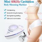 ミニ 40K 超音波キャビテーション ボディ脂肪燃焼彫刻装置、セルライト除去マシン スキン引き締めマッサージャー 引き締めとシェイプアップ
