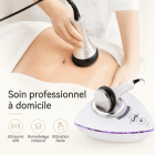 Mini 40K Appareil de Sculpture de Graisse Corporelle à Cavitation Ultrasonique, Masseur Raffermissant pour la Peau de la Machine d'élimination de la Cellulite pour Raffermir et Façonner
