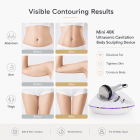 Mini 40K Ultrasonic Cavitation Body Fat Burning Sculpting Device, Cellulite Removal Machine Skin Firming Massager for Firming and Shaping