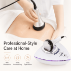 Mini 40K Ultrasonic Cavitation Body Fat Burning Sculpting Device, Cellulite Removal Machine Skin Firming Massager for Firming and Shaping