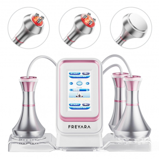 80K 3in1 Radiofrequenz Ultraschall Kavitationsgerät,  Körperschlankheits System, Fettverbrennung Cellulite Körpermassagegerät