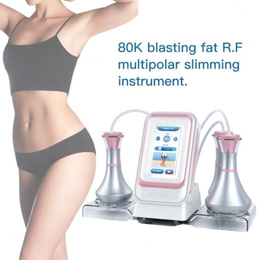 80k RF Cavitation Machine, 3in1 Ultrasonic Body Slimming System, Fat Burning Cellulite Body Massager