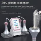80K Radiofrequency Cavitation Machine, 3in1 Ultrasonic Body Slimming System, Fat Burning Cellulite Body Massager