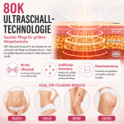 FREYARA 80K 3in1 Radiofrequenz Ultraschall Kavitationsgerät,  Körperschlankheits System, Fettverbrennung Cellulite Körpermassagegerät