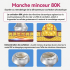 Machine de cavitation RF 80K appareil lipocavitation, système d'amincissement du corps à ultrasons 3 en 1, masseur de corps en cellulite brûlant les graisses