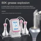 80K Radiofrequency Cavitation Machine, 3in1 Ultrasonic Body Slimming System, Fat Burning Cellulite Body Massager
