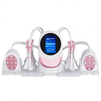 80k RF Ultralydsvakuumkavitationssystem 6 i 1, til fedtforbrænding, slankekure og formgivning, med EMS-puder